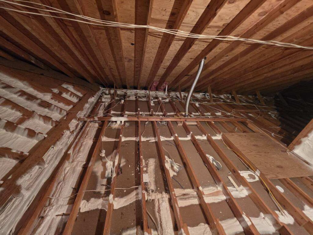 spray foam air sealing