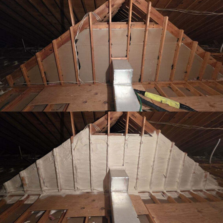spray foam air sealing