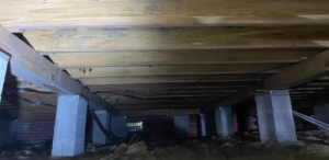 crawl space without insulation