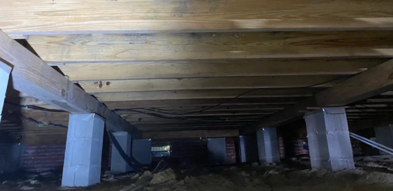crawl space without insulation