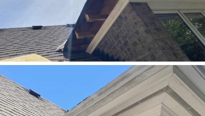 soffit repair exterior before and after photos