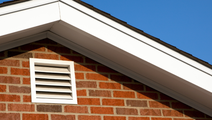 Gable Vent on brick home