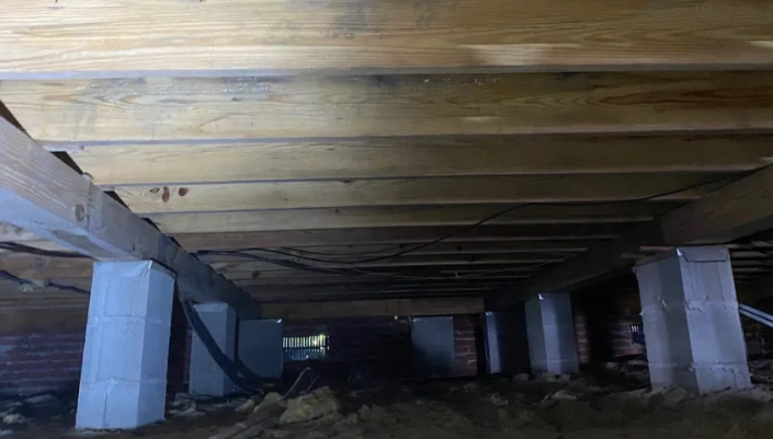 crawl space without insulation