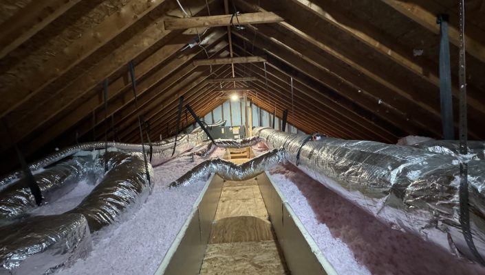 Attic Insulation Installation by Zhe Industries