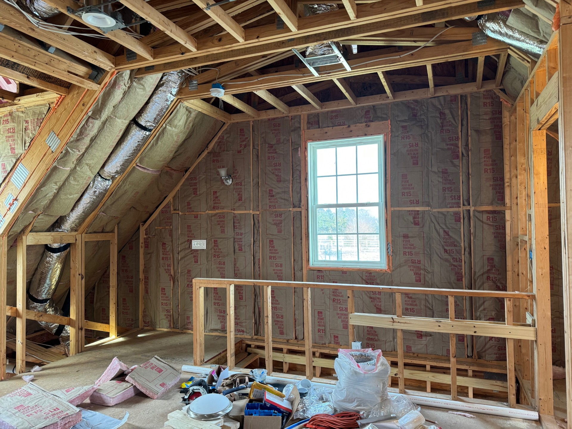 wall insulation installation